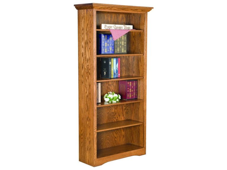Amish Solid Side Bookcase
