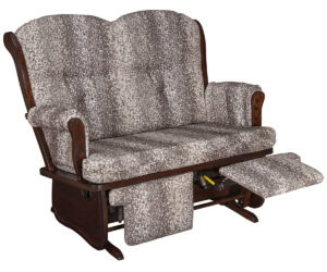 Swanback Amish Loveseat Glider