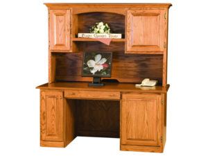 Traditional Desk and Hutch