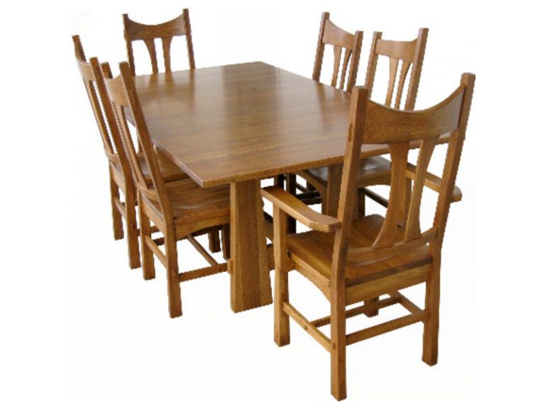 Amish Trenta Style Hickory Dining Room Set