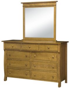 Wellington 9-Drawer Hardwood Dresser