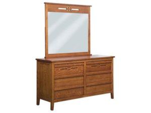 West Village Style Dresser with Mirror