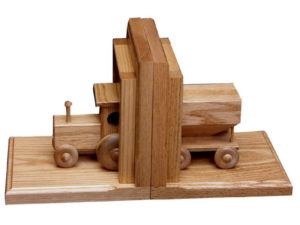 Tractor-Wagon Bookends