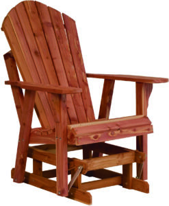 Cedar Adirondack Glider