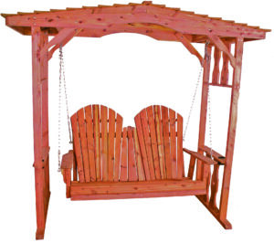 Adirondack Covered Swing