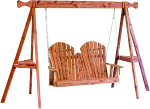 Wooden Adirondack Tripod Swing