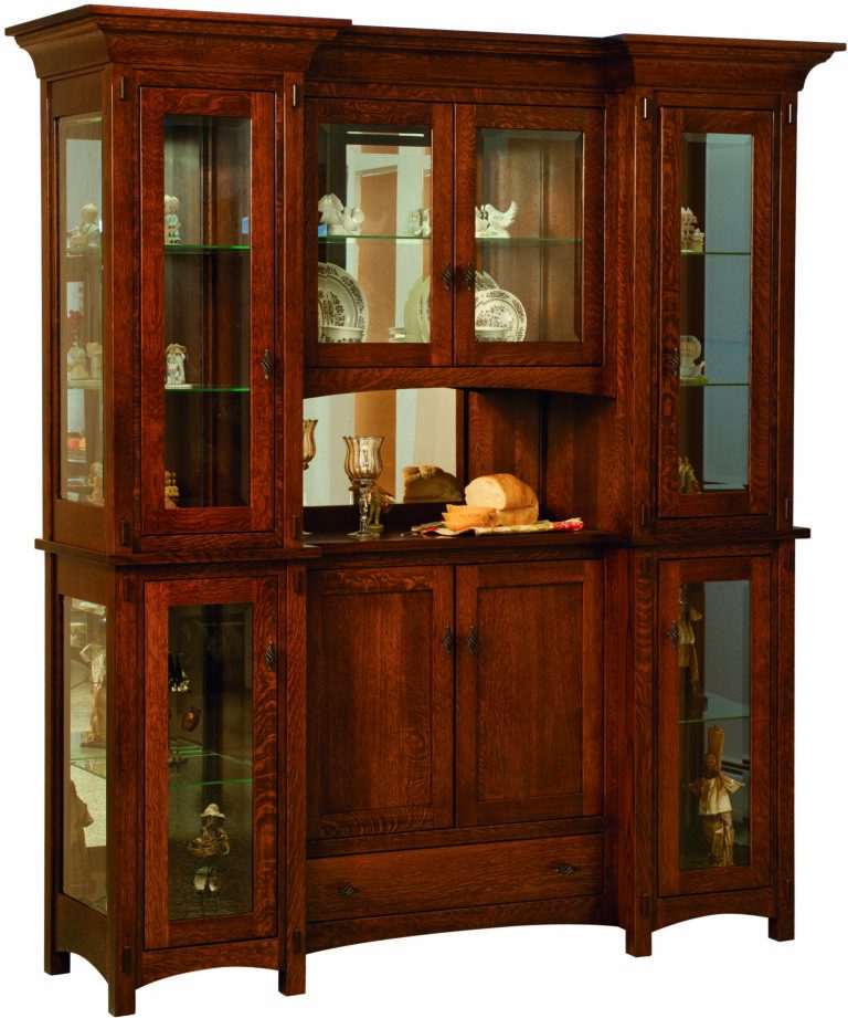 Amish Alvada Wood Hutch