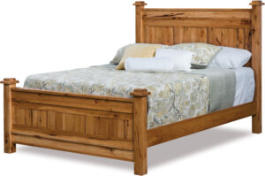 American Hardwood Panel Bed