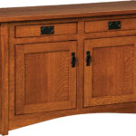 Arts and Crafts Enclosed Sofa Table