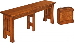 Arts and Crafts Custom Dining Bench