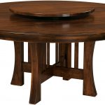 Arts and Crafts Round Dining Table