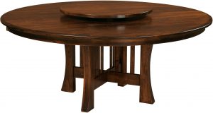 Arts and Crafts Round Dining Table