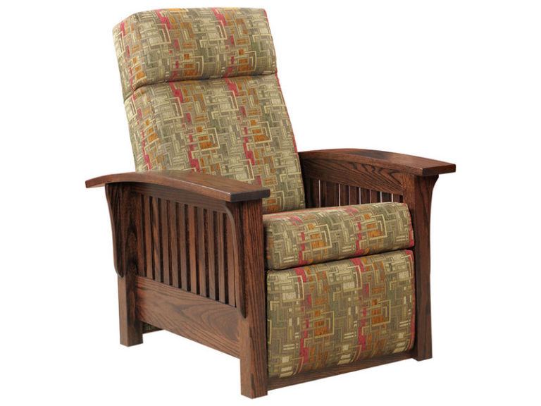 Amish Barwick Petite Slat Wall Hugger Recliner