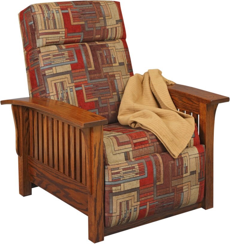 Amish Barwick Style Slat Wall Hugger Chair