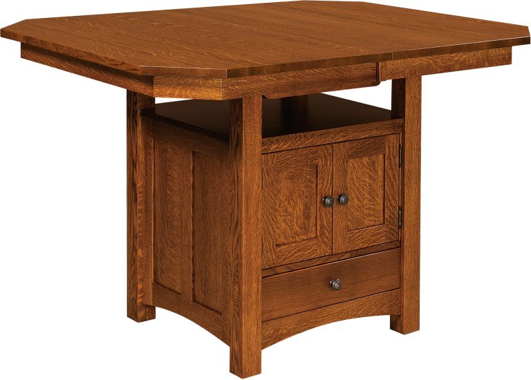 Amish Bassett Cabinet Base Table
