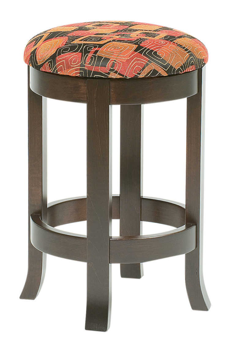 Amish Belmont Backless Barstool