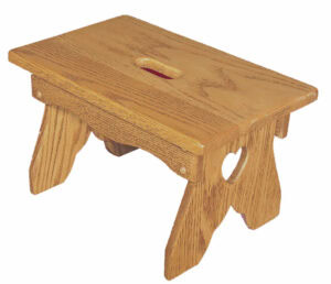 Wooden Bench with Slot and Hearts