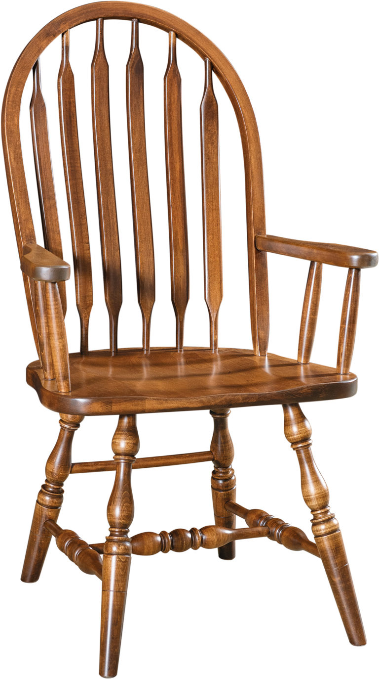 Amish Bent Paddle Arm Dining Chair
