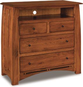 Boulder Creek Four Drawer Media Chest