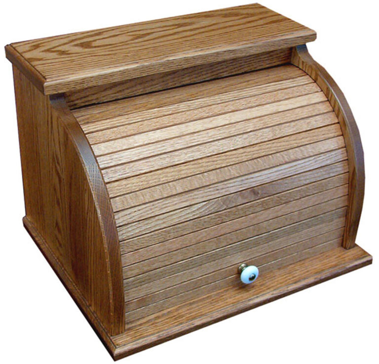 Custom Bread Box with Roll-Top