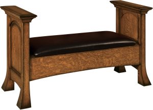 Breckenridge Hardwood Storage Bench