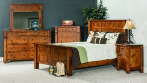 Brockport Hardwood Bedroom Set