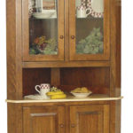 Brookline Hardwood Corner Hutch