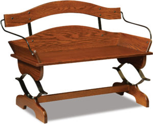 Buckboard Wood Bench