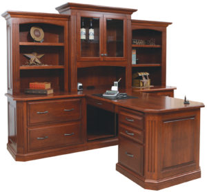 Buckingham Partner Desk and Hutch