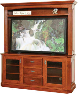 Buckingham Plasma TV Stand with Hutch