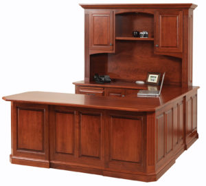 Buckingham U Desk with Hutch