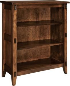 AMISH Unfinished Pine ~ CUSTOM SIZED BOOKCASE ~ Adjustable 18" wide 30" tall 