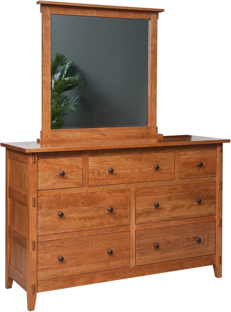 Amish Bungalow 7 Drawer Dresser