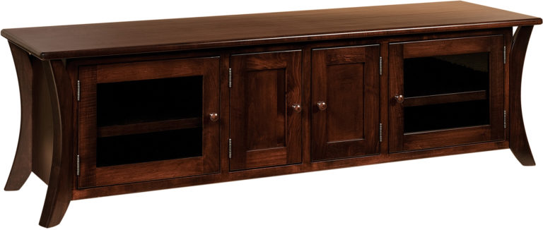 Amish Caledonia Large 72 Inch Low TV Cabinet