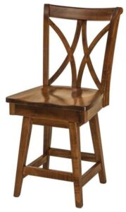 Callahan Hardwood Swivel Bar Stool