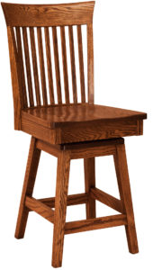 Carlisle Hardwood Swivel Bar Stool