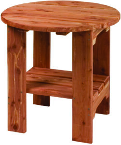Cedar Round Side Table