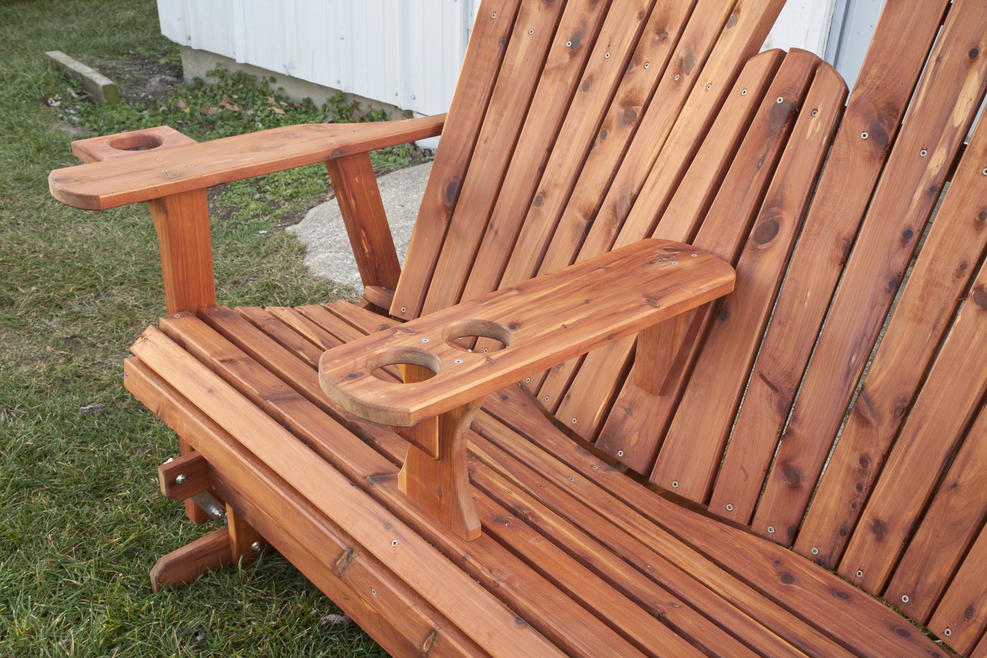 Adirondack New Style Loveseat Glider - Weaver Furniture Sales