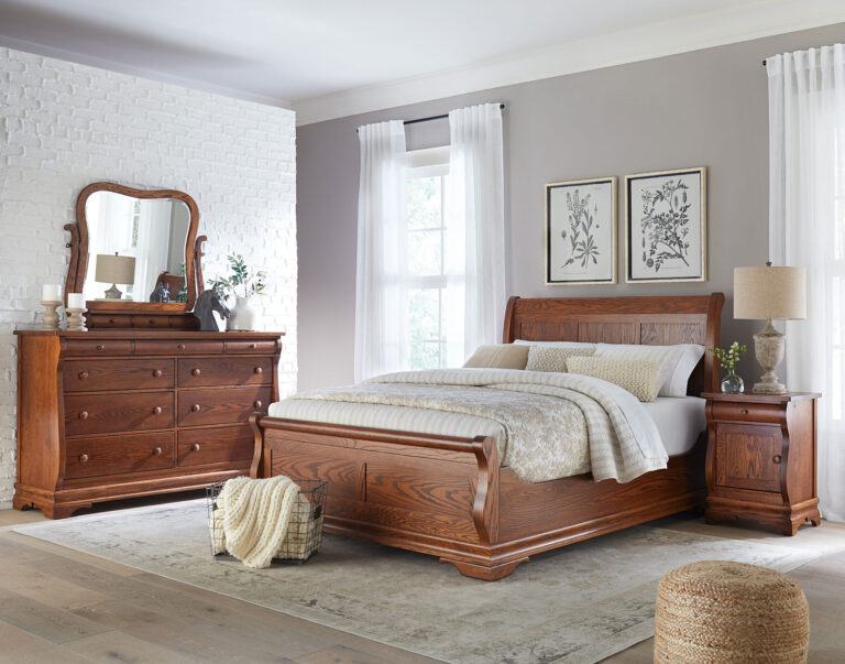 Custom Chippewa Sleigh Bedroom Setting