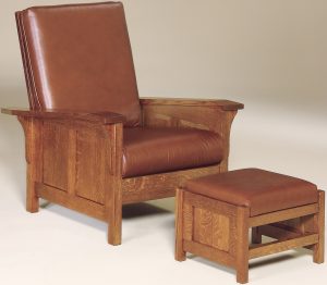 Clearspring Panel Morris Chair-Ottoman