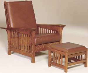 Clearspring Slat Morris Chair-Ottoman