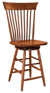 Concord Hardwood Swivel Bar Stool