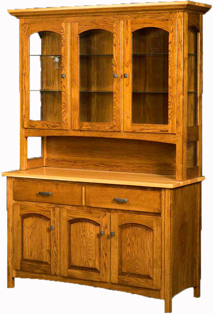 Amish 54 Inch Country Shaker Hutch