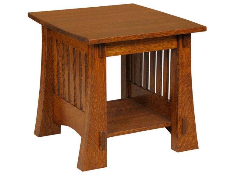 Amish Craftsman Mission Style End Table