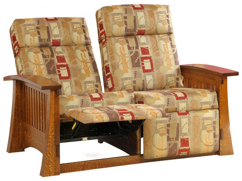 Mission style wall hugger recliner 2025