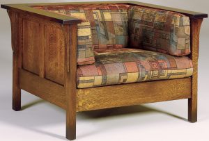 Cubic Hardwood Panel Chair