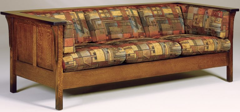Amish Cubic Paneled Sofa