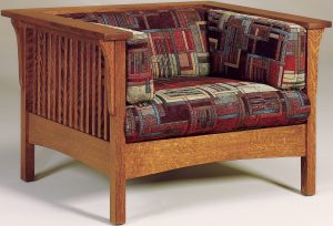 Cubic Slat Hardwood Chair