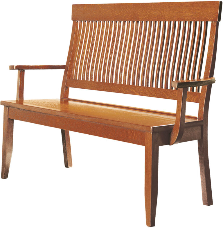 Amish Solid Wood Dillard Bench