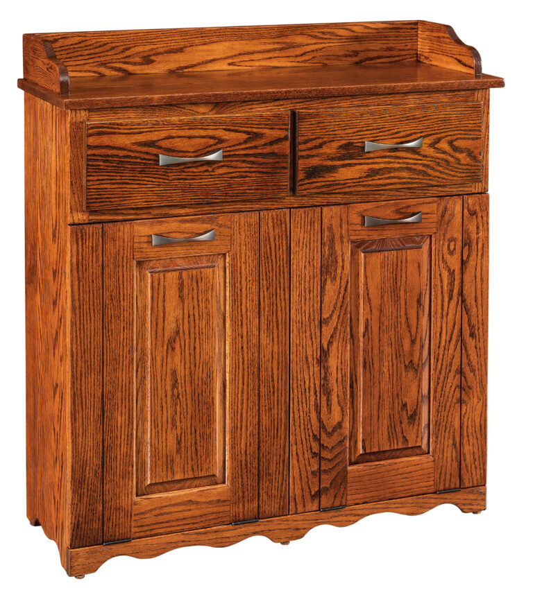 Custom Double Tilt Out Trash Bin - 35 Qt